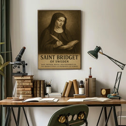 Saint Bridget Of Sweden Poster