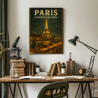 Paris Lumières De Noël Poster