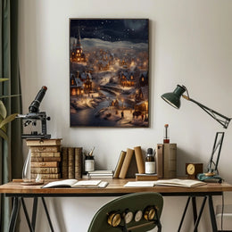 Winter Wonderland Village Poster
