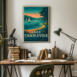 Lake Charlevoix Serenity Travel Poster