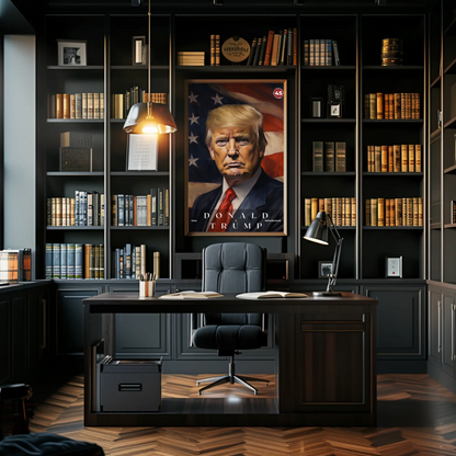 Donald Trump 45th President Of The United States Portrait