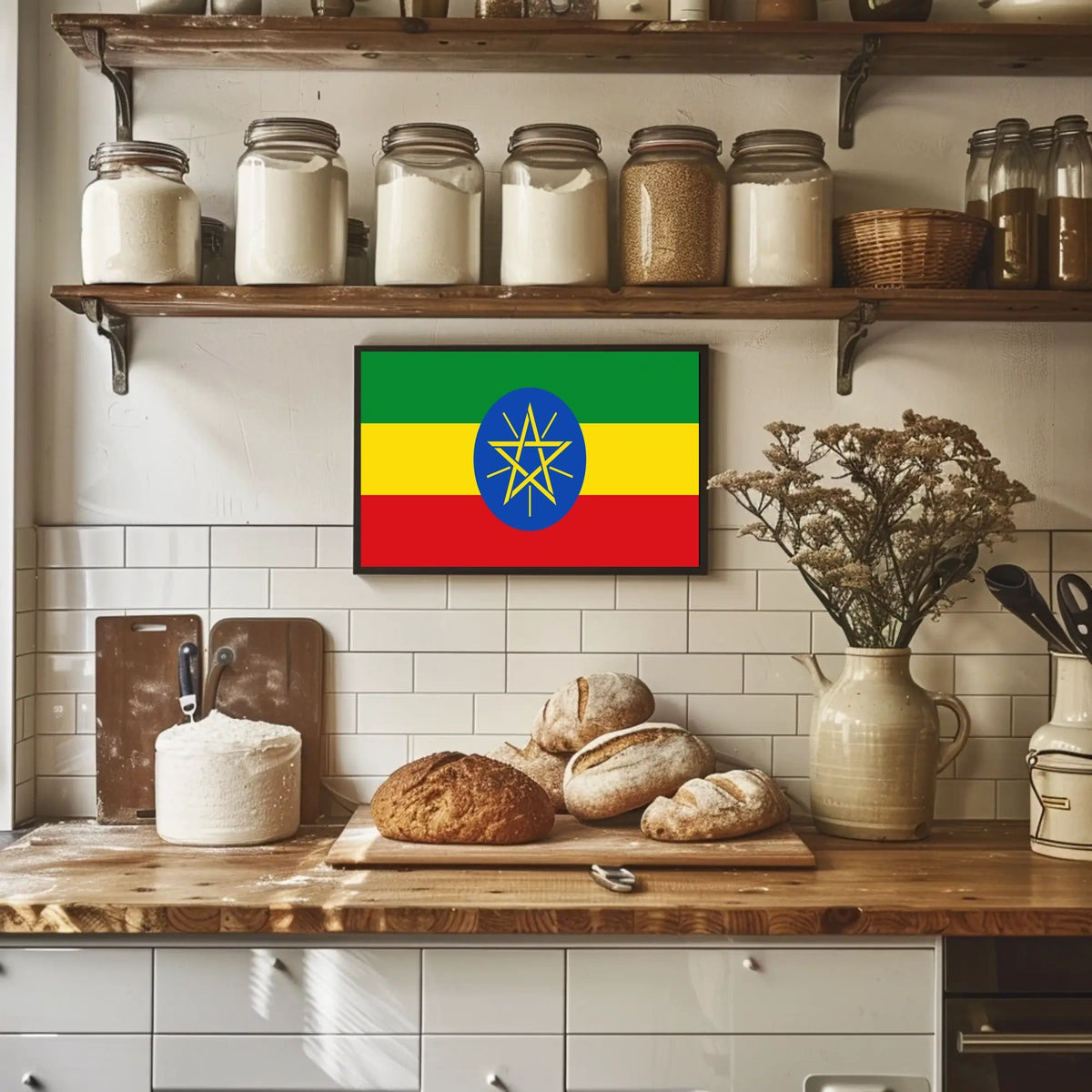 Ethiopia Flag Poster