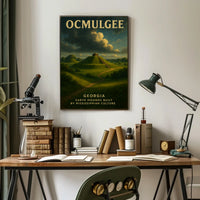 Ocmulgee Earth Mounds Poster