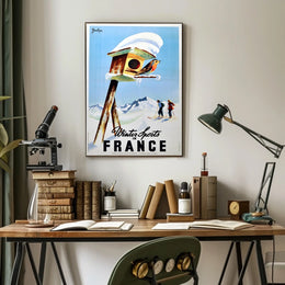Winter Sports In France Poster