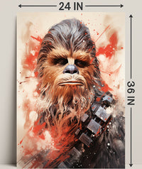 Galactic Warrior Portrait Poster