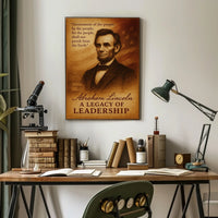 Abraham Lincoln A Legacy of Leadership Poster
