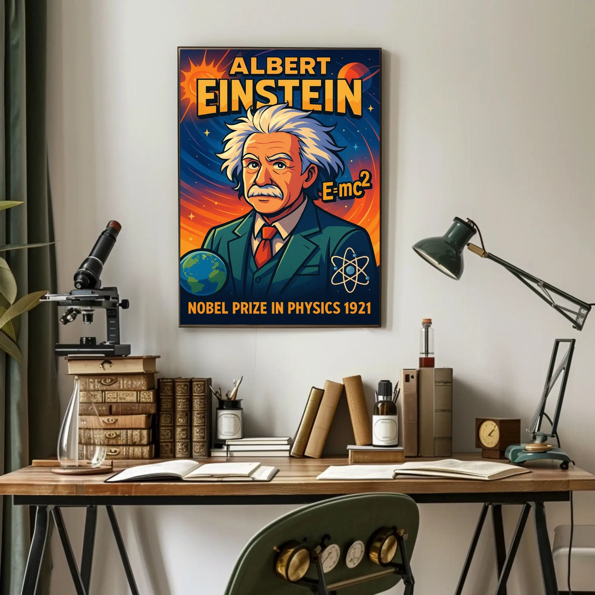 Albert Einstein Nobel Prize In Physics Poster