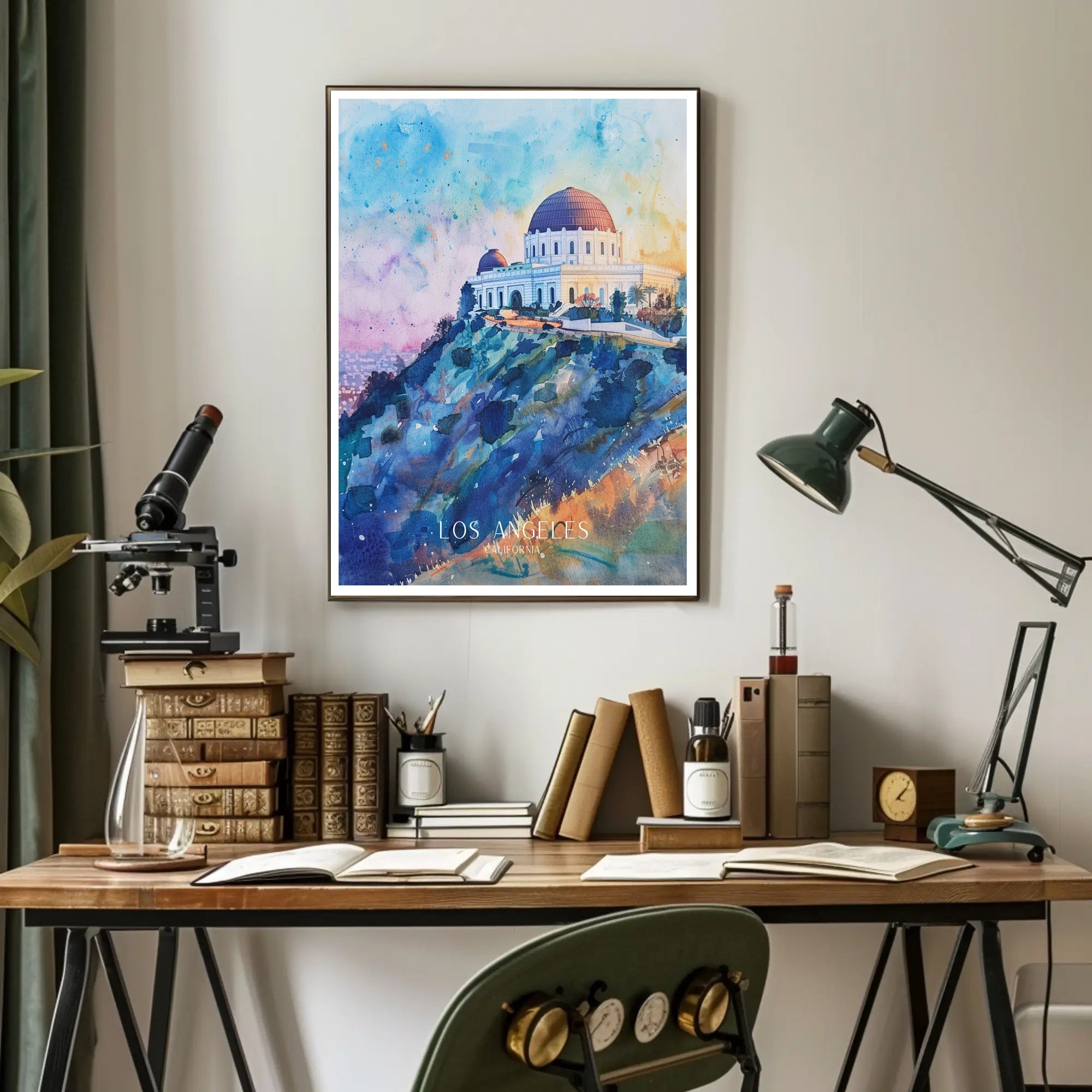 Griffith Observatory in Los Angeles Poster PosterGoat