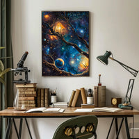 Cosmic Tree of Life Space or Astronomy Poster