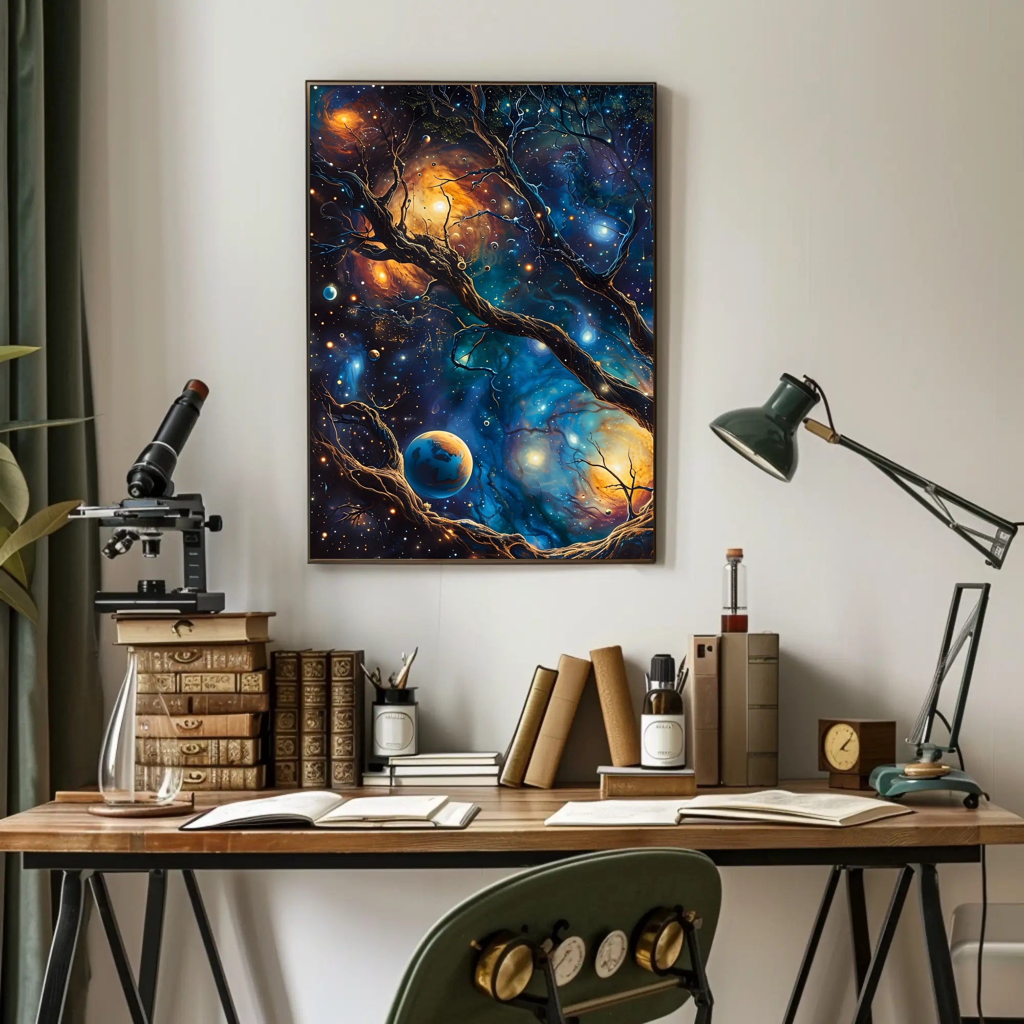 Cosmic Tree of Life Space or Astronomy Poster