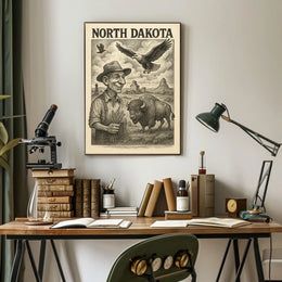 North Dakota Heritage Poster