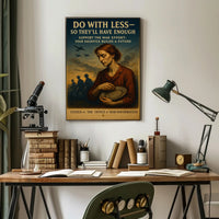 Do With Less for the War Effort Poster