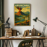 Aniakchak, Alaska Limited Access Poster