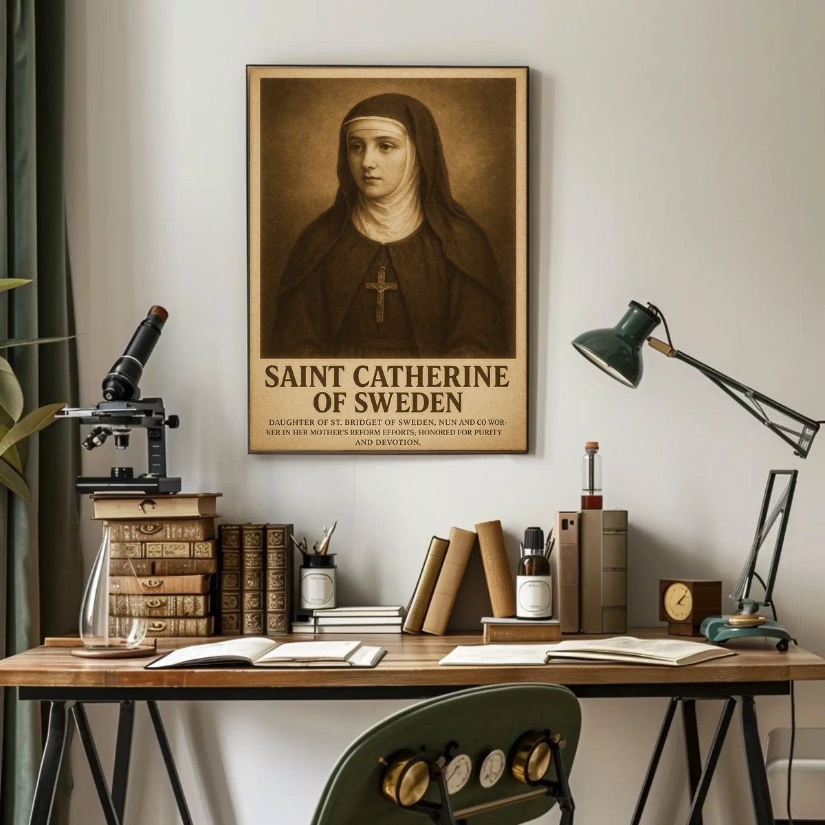 Saint Catherine Of Sweden Poster