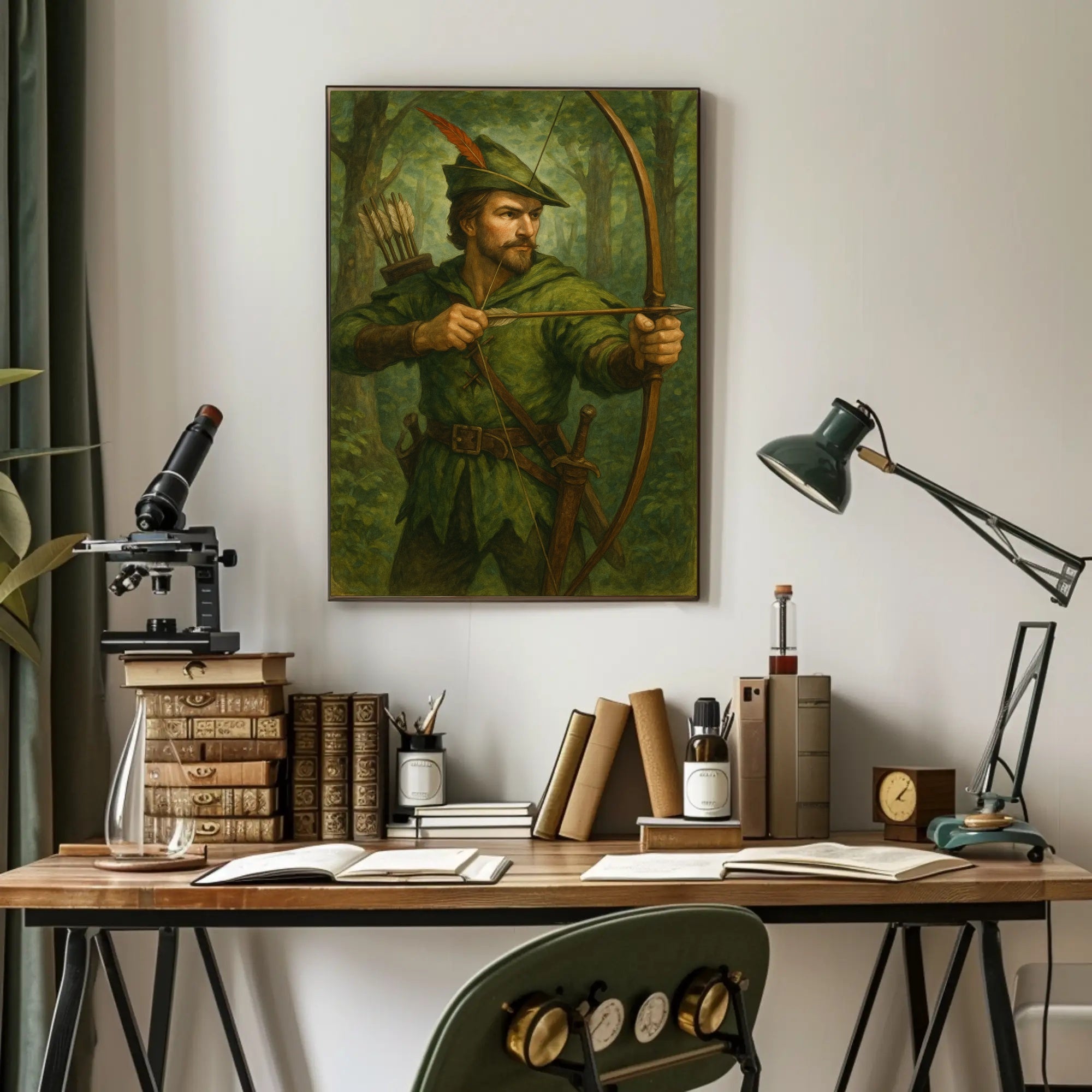 The Archer in the Forest Poster