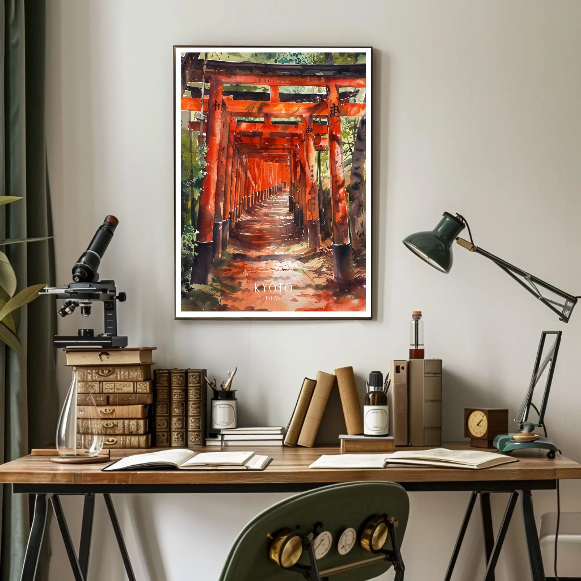 Fushimi Inari Shrine Torii Gates Cultural Heritage Poster PosterGoat