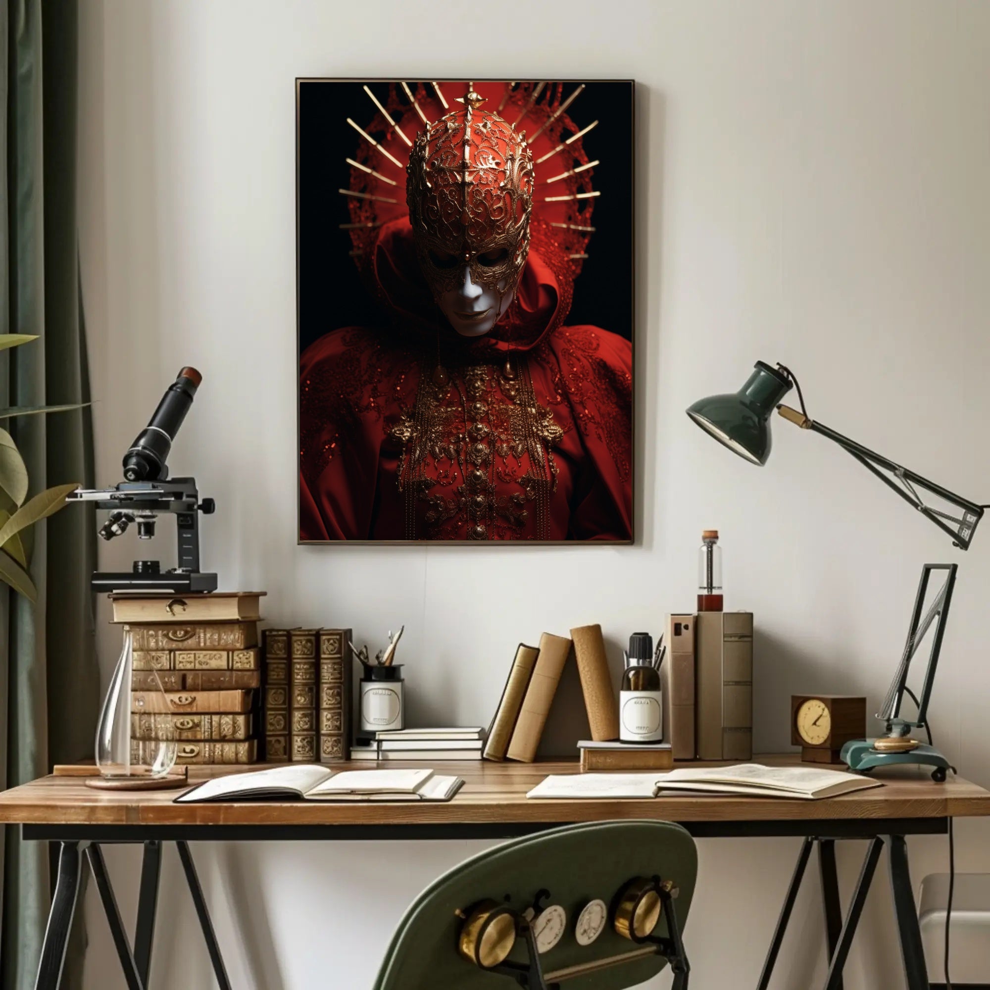The Enigmatic Mask Poster PosterGoat