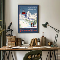 Jackson Hole The New Height in American Skiing Poster