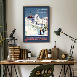 Jackson Hole The New Height in American Skiing Poster