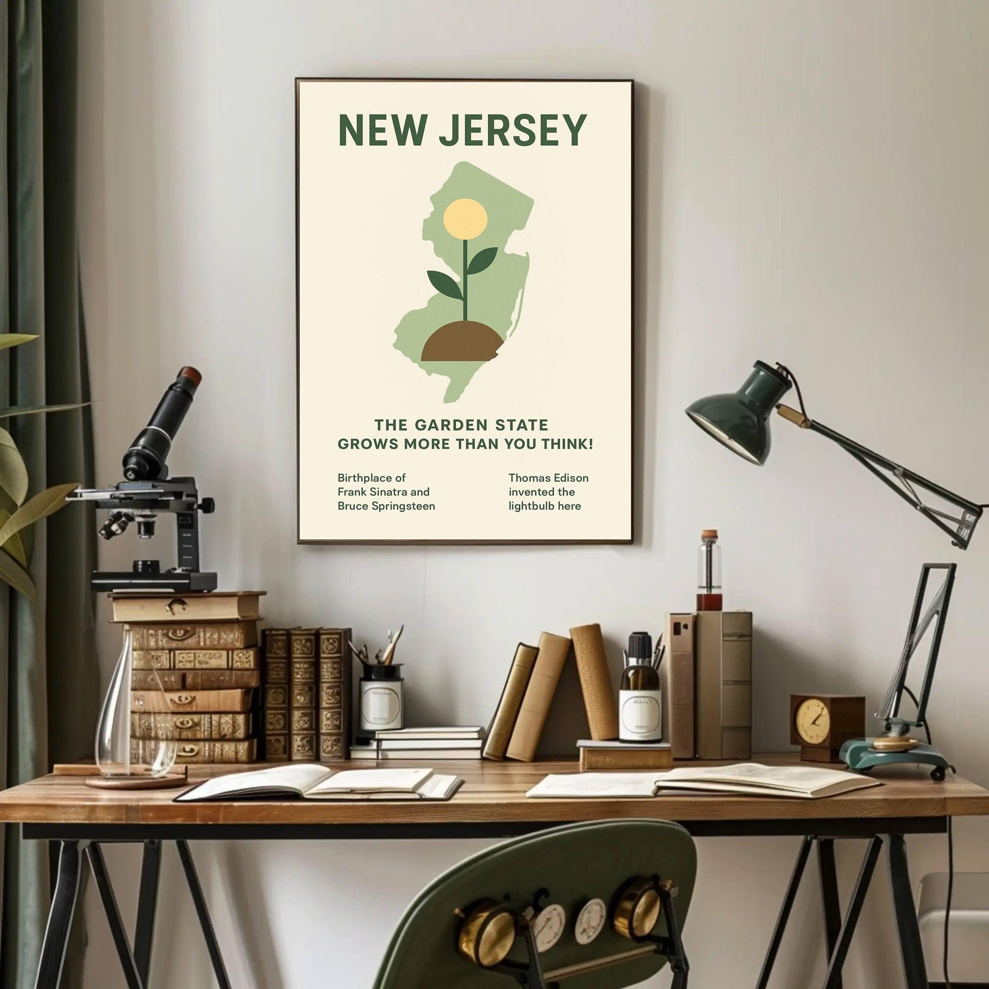 New Jersey The Garden State Poster
