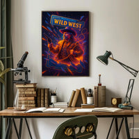 Buffalo Bill Wild West Wall Art Print PosterGoat