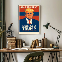 Trump Visionary Leader Pop Art Patriotic Poster