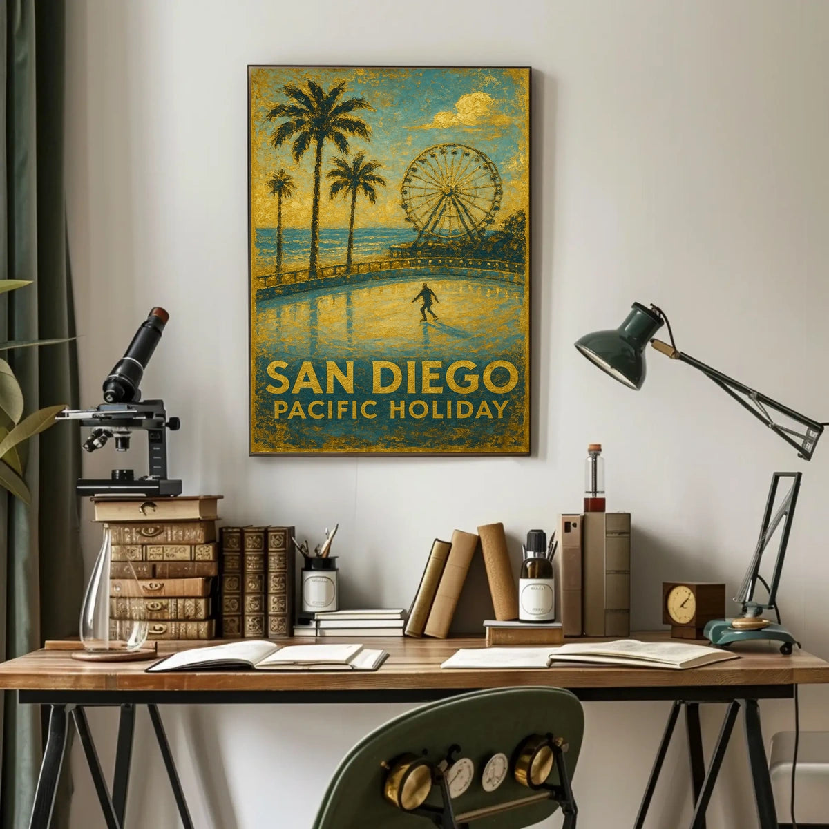 San Diego Pacific Holiday Poster