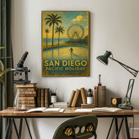 San Diego Pacific Holiday Poster