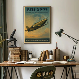 Bell XP-77 Lightweight Fighter Poster