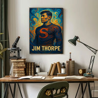 Jim Thorpe Legendary Athlete Poster