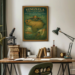 Venezuela Heart Of Latin America Poster