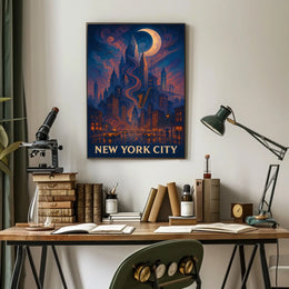 New York City A Dreamy Metropolis Poster