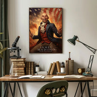 James Madison Patriotic Poster