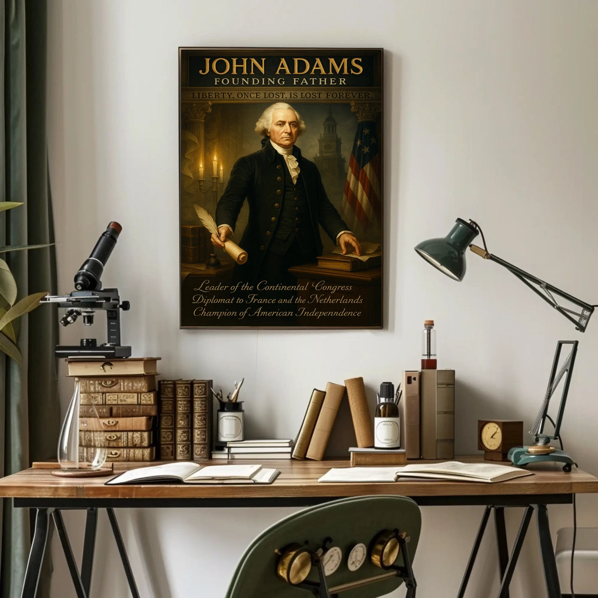 John Adams Founding Father Poster