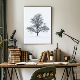 Solitary Winter Tree Poster