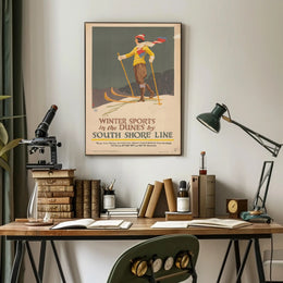 Winter Sports Adventure Travel Poster