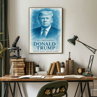Commanding Presence The Donald Trump Portrait Poster
