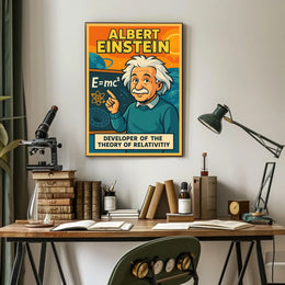 Albert Einstein Developer Of The Poster