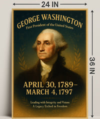 George Washington 1st President Poster PosterGoat