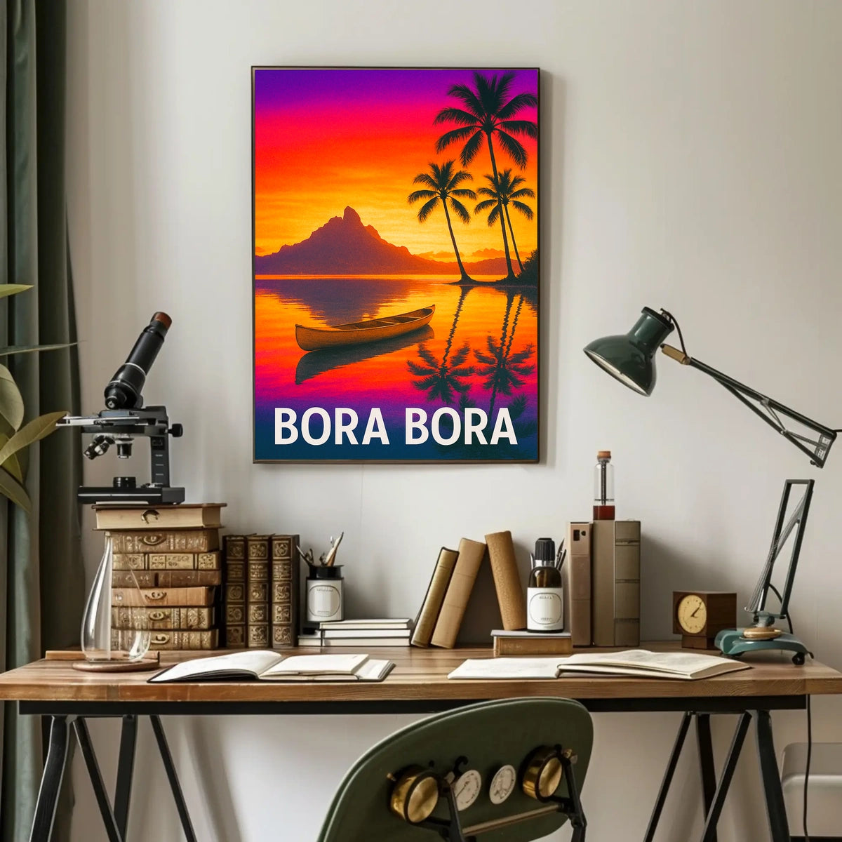 Bora Bora Sunset Poster