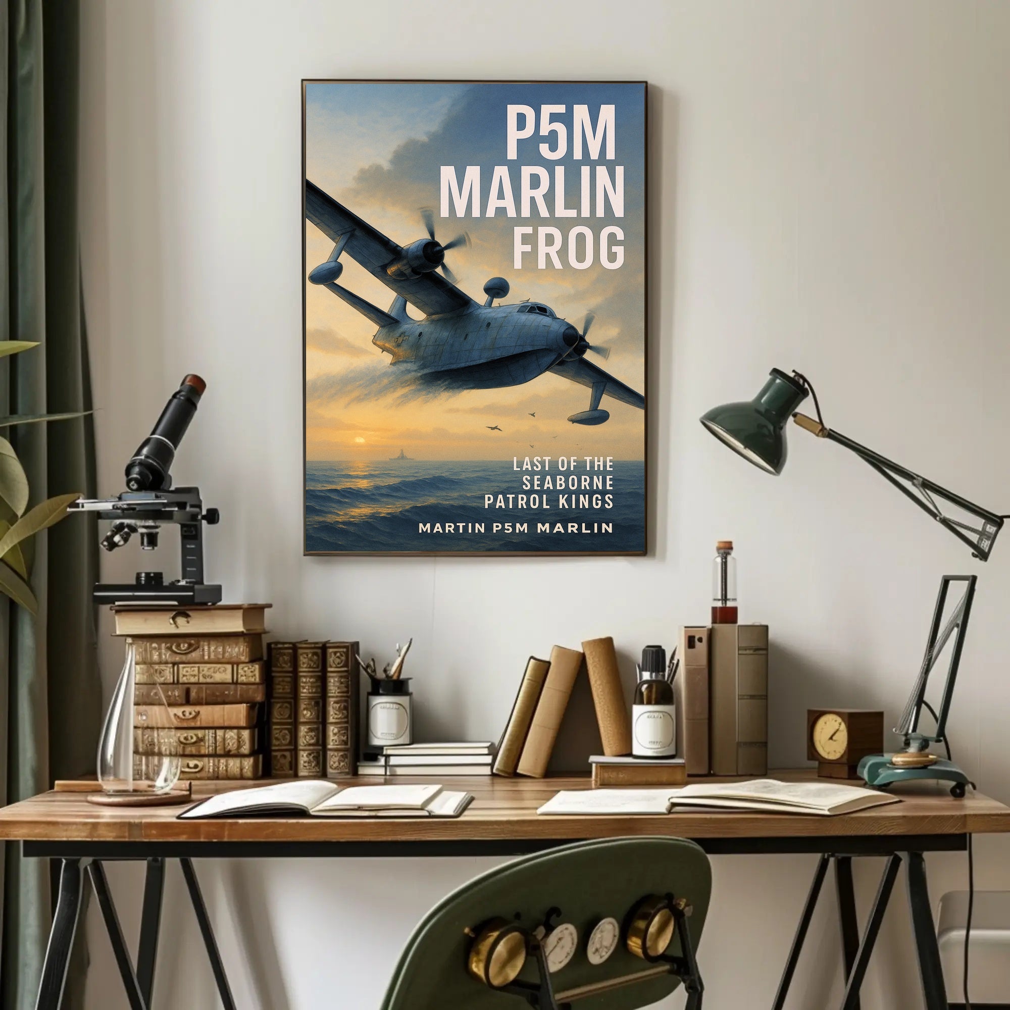 Martin P5M Marlin Last of the Seaborne Patrol Kings Poster PosterGoat