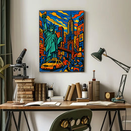 Vibrant New York City Poster