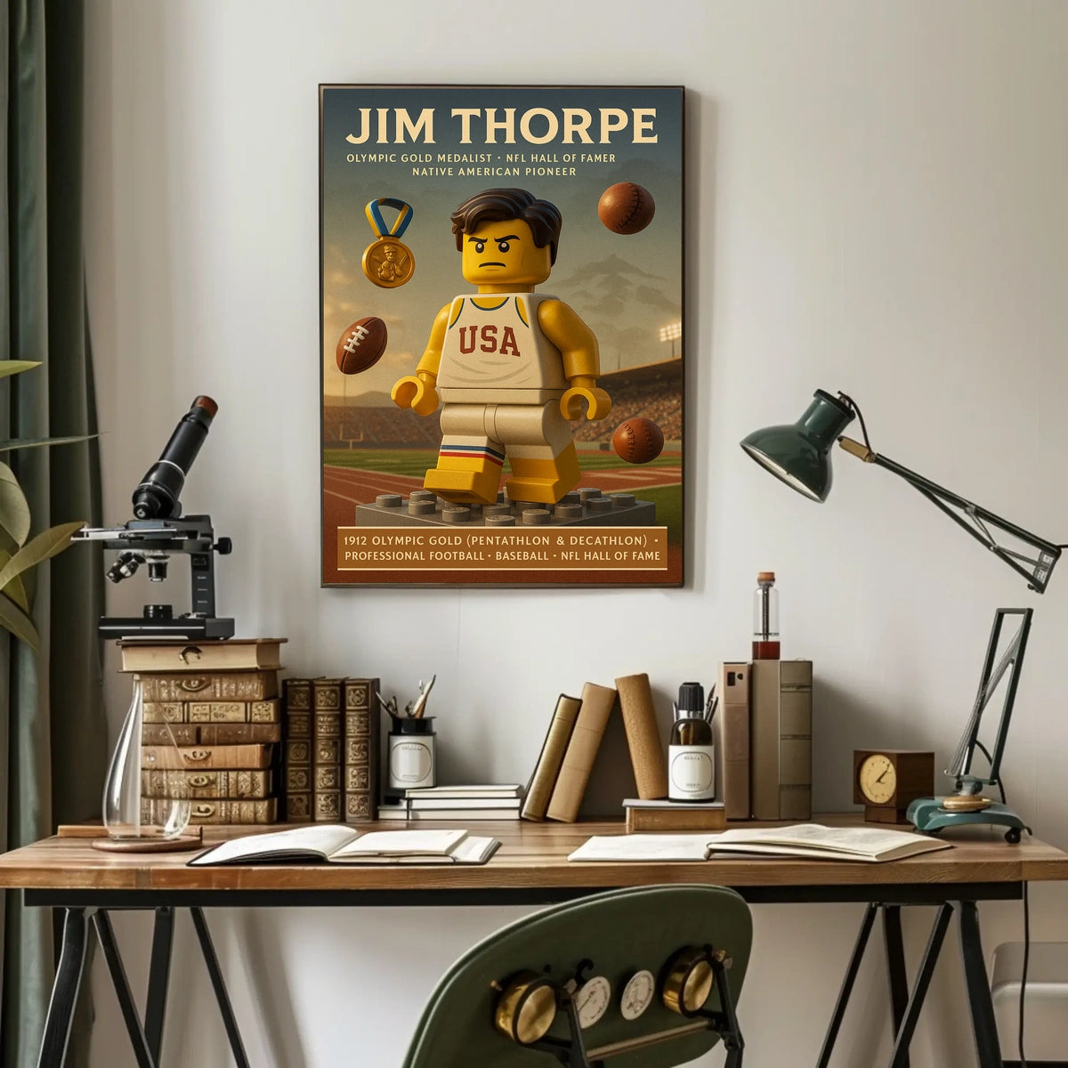 Celebrating Jim Thorpe A Legendary Pioneer Jim Thorpe Poster