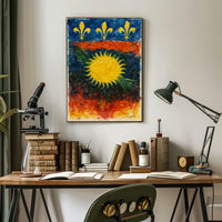 Vibrant Heraldry Poster