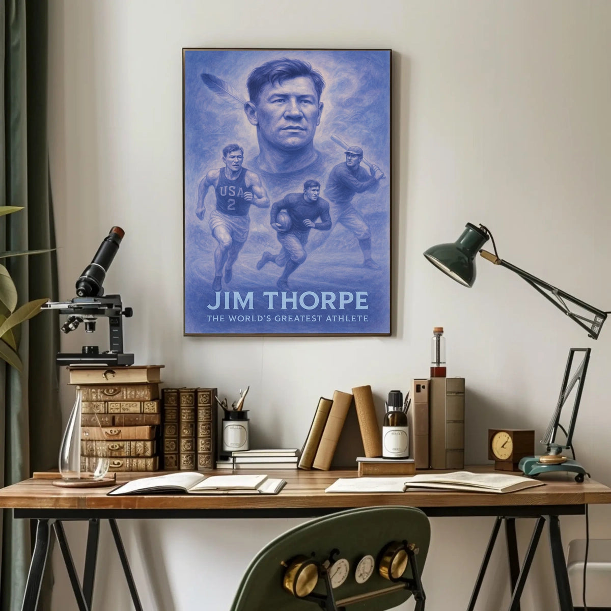 Jim Thorpe Legendary Athlete Jim Thorpe Poster