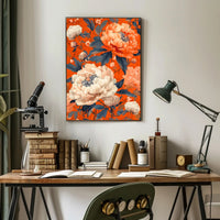 Vibrant Floral Elegance Wall Art Print