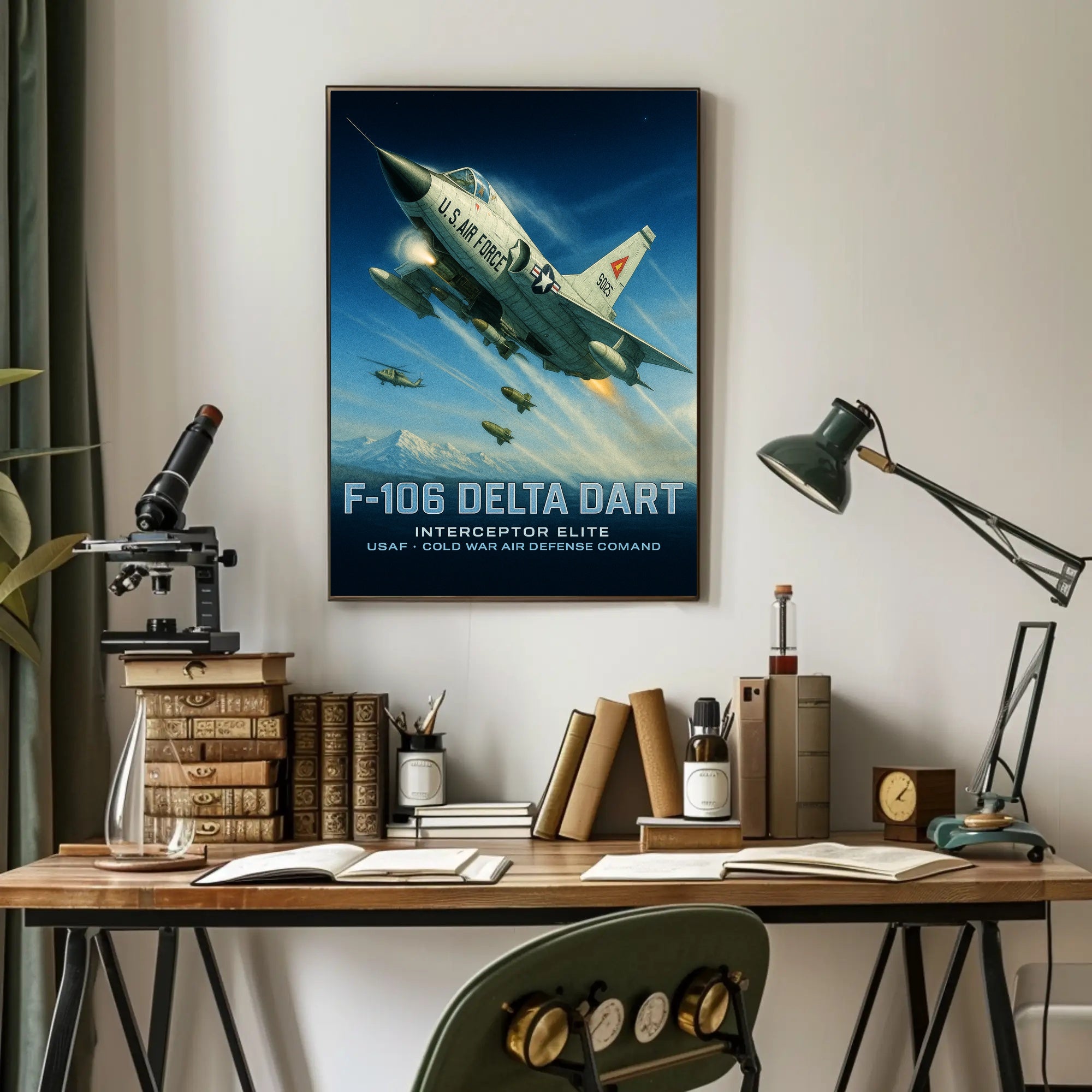 F-106 Delta Dart Interceptor Elite Poster PosterGoat