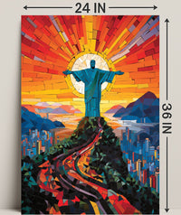 Radiant Christ The Redeemer Poster