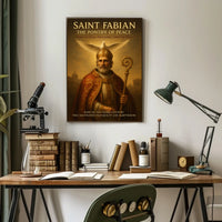 Saint Fabian The Pontiff of Peace Poster