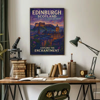 Edinburgh Poster Captivating Wall Art for Travel Lovers